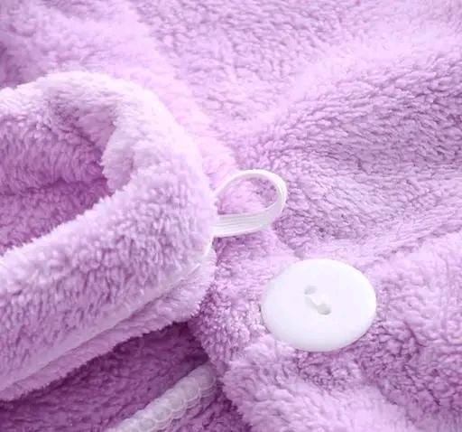 Microfiber Cotton Hair Towel Wrap - Pack of 2