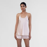 Cameo Rose Silk Camisole Set