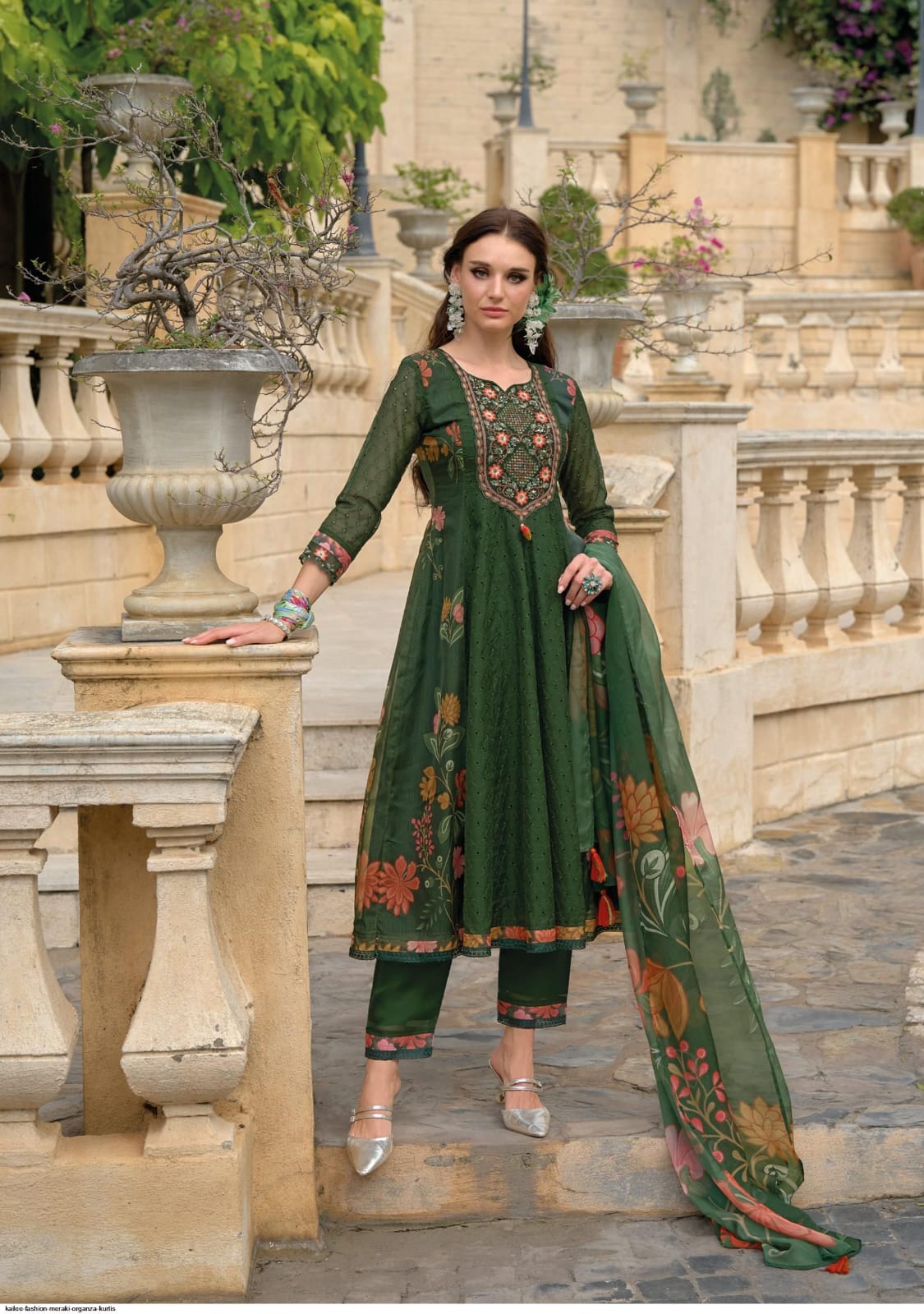 Premium Luxury Fancy Anarkali Print