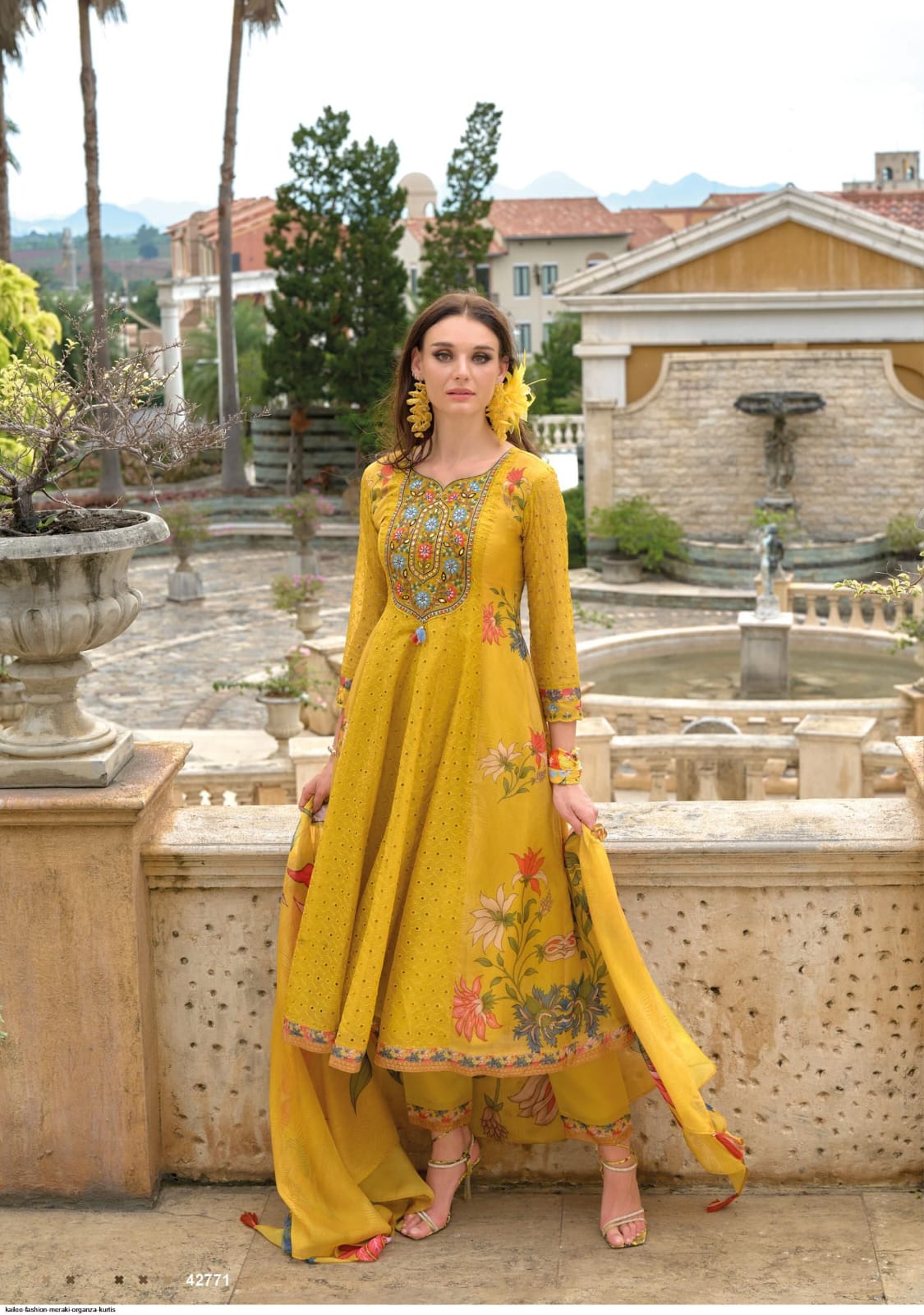 Premium Luxury Fancy Anarkali Print