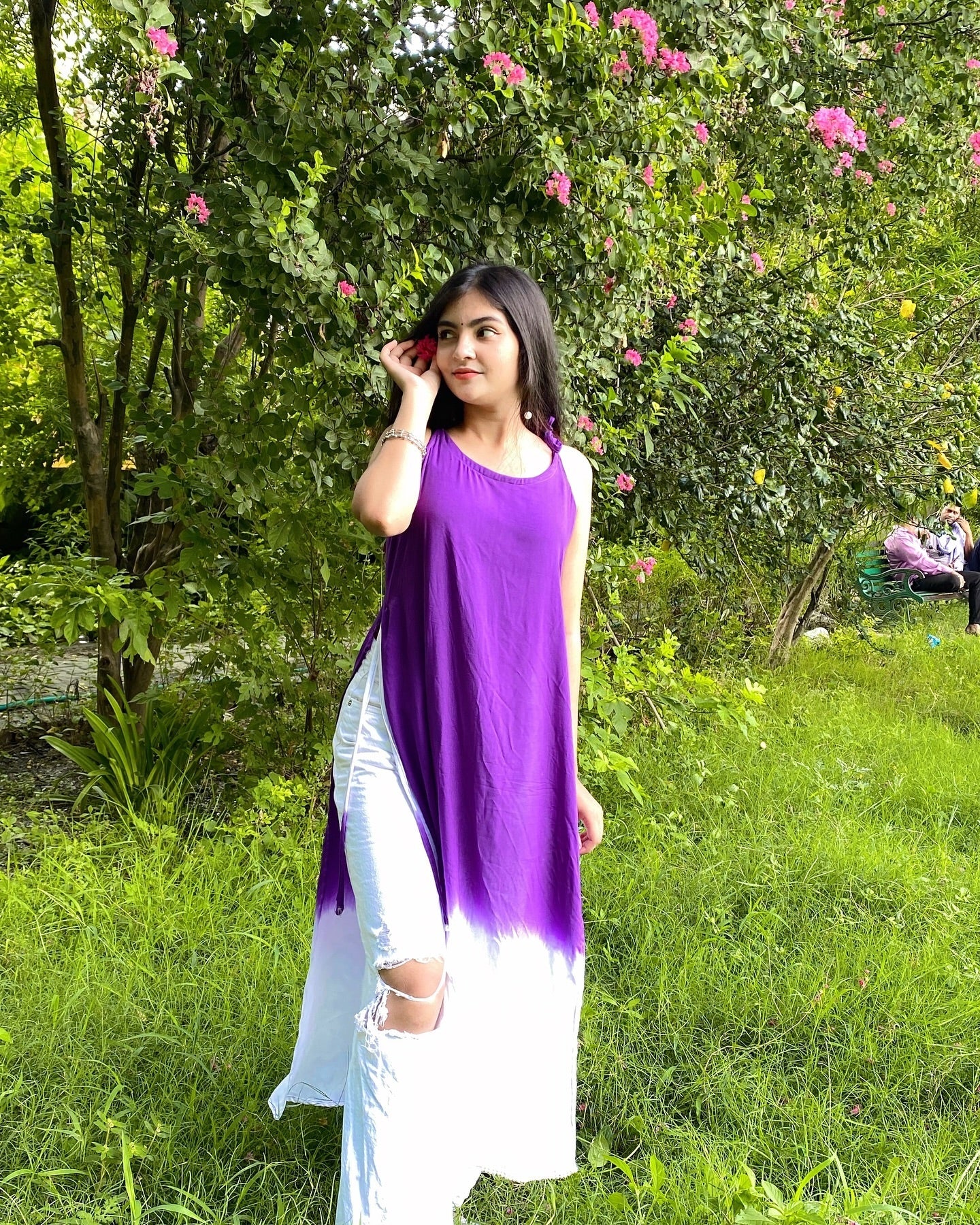 Tye & Dye Kurta Bottom Set