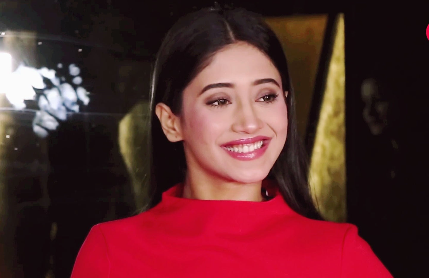 Shivangi Joshi Red Dress