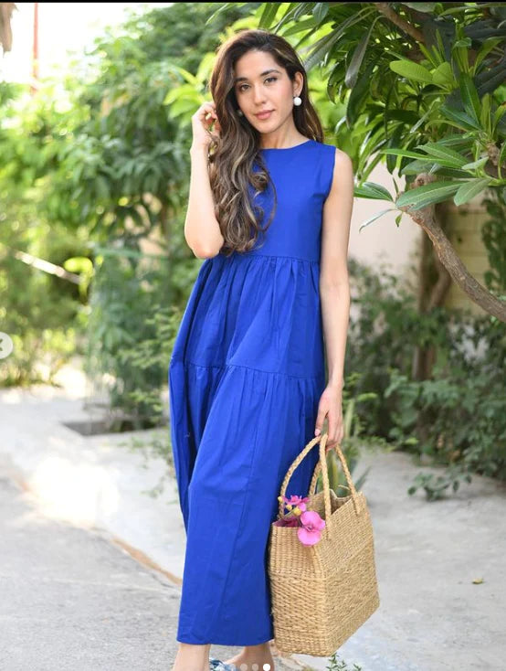 Royal Blue Maxi Dress