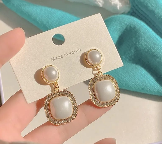 Hot Selling Pearl & Heart Earrings