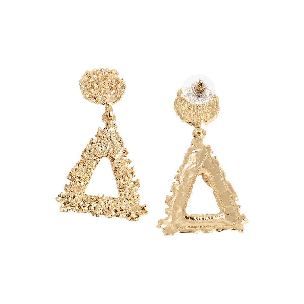 Geometric Shape Triangle  Drop Earrings