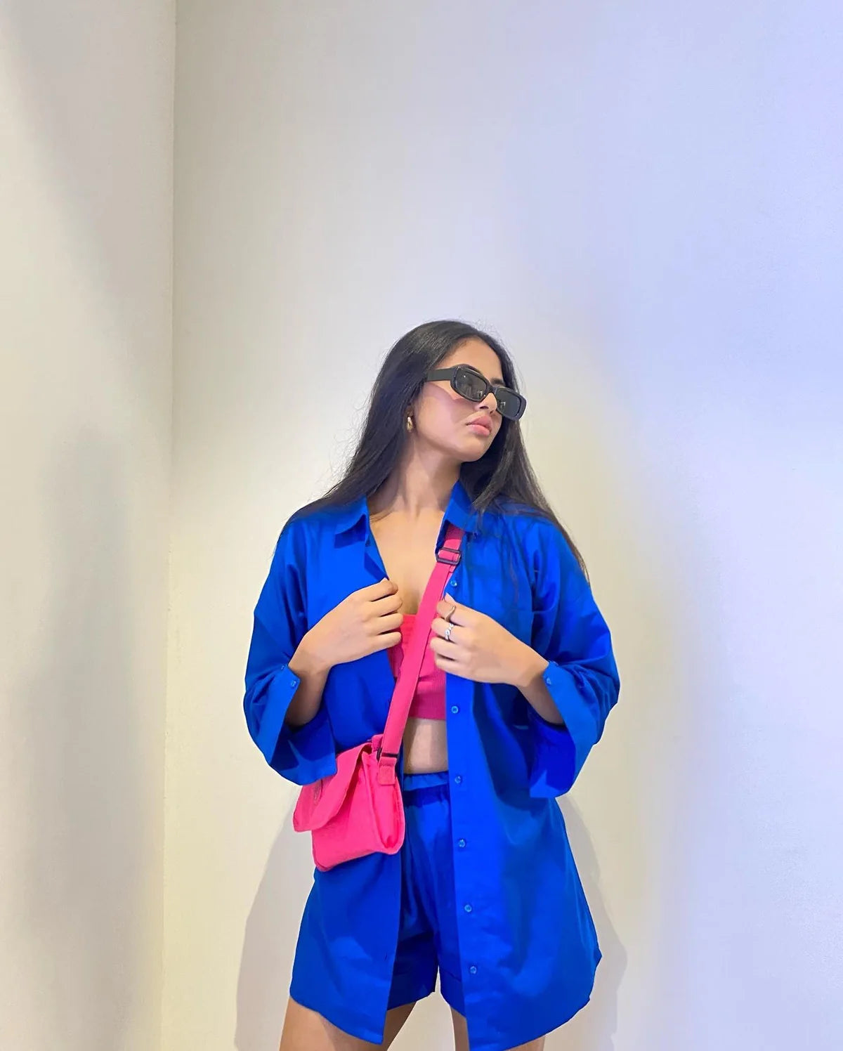 Hot Pink & Blue Co-Ord Set