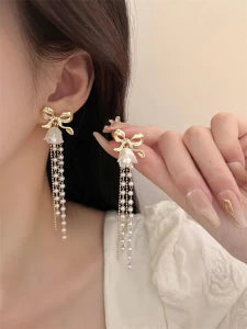 Bling Blow Long Chain Earing