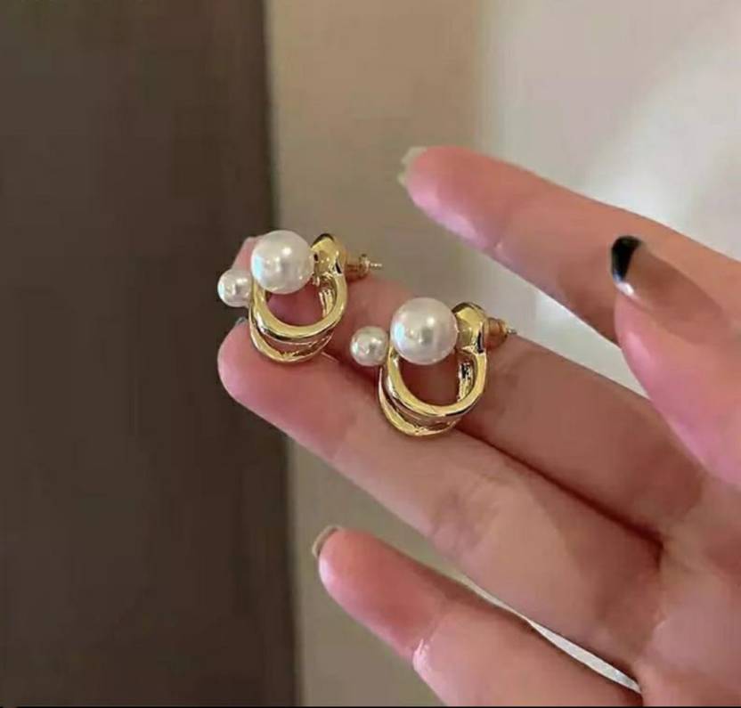 Korean Pearl Drop earrings studs