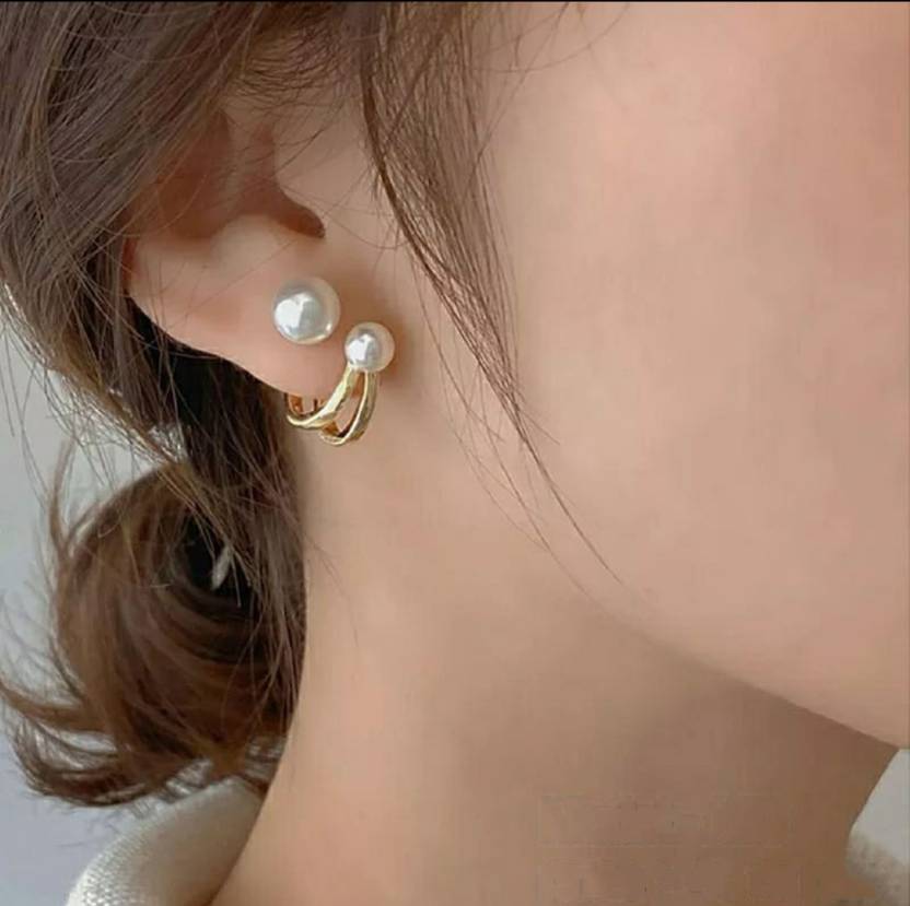 Korean Pearl Drop earrings studs